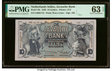 Netherlands Indies Javasche Bank 10 Gulden 1.8.1939 Pick 79c PMG Choice Uncirculated 63 EPQ. HID09801242017 © 2022 Heritage Auctions | All Rights Rese...