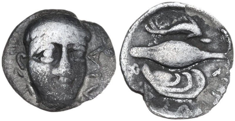 Greek Italy. Central and Southern Campania, Phistelia. AR Obol, c. 325-275 BC. O...