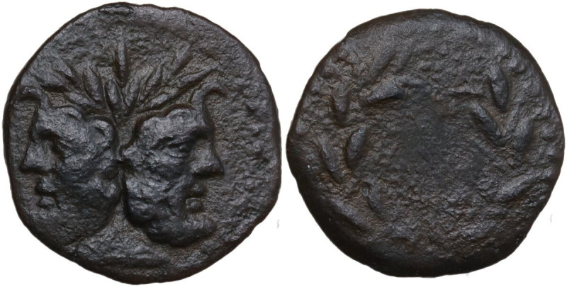 Sicily. Panormos, under Roman rule. AE 21 mm, uncertain mint, 2nd century BC. Ob...