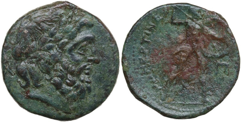 Sicily. Messana. The Mamertinoi. AE Pentachalkion, c. 200-55 BC. Obv. Laureate h...