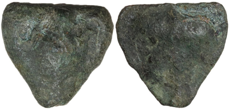 Sicily. Selinos. AE Cast Onkia, c. 440-425 BC. Obv. Kantharos; above, pellet. Re...