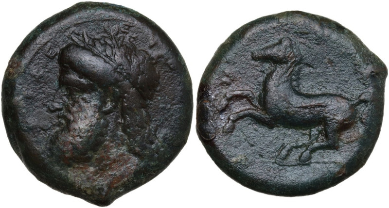 Sicily. Syracuse. Timoleon (334-336 BC). AE Dilitron. Timoleontic Symmachy coina...