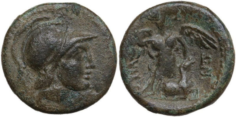 Sicily. Syracuse. Fifth Democracy (214-212 BC). AE 22 mm, 214-212 BC. Obv. Head ...