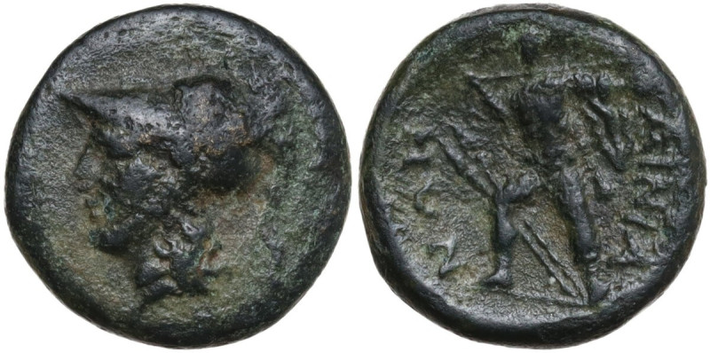 Continental Greece. The Ainians. Hypata. AE 14 mm. c. 302-286 BC. Obv. Head of A...