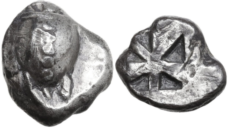 Continental Greece. Islands off Attica, Aegina. AR Stater, c. 550-525 BC. Obv. S...