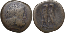 Africa. Egypt, Ptolemaic Kingdom. Ptolemy II Philadelphos (281-246 BC). AE Drachm. Alexandreia mint. Series E. Obv. Diademed head of Zeus-Ammon right....