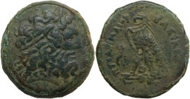 Africa. Egypt, Ptolemaic Kingdom. Ptolemy III Euergetes (246-222 BC). AE 34 mm. Alexandreia mint. Struck circa 245-222 BC. Obv. Diademed head of Zeus-...