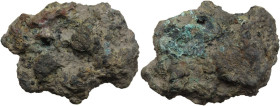 Aes Premonetale. Aes Rude. Cast bronze lump, central Italy, 8th-4th century BC. Vecchi ICC 1. AE. 44.33 g. 43.00 mm. R. F.