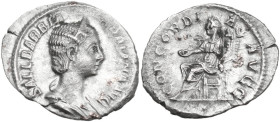 Orbiana, wife of Severus Alexander (225-227). AR Denarius, Rome mint, 225-227. Obv. SALL BARBIA ORBIANA AVG. Bust of Orbiana, diademed, draped, right....