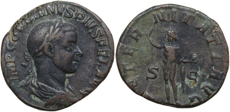 Gordian III (238-244). AE Sestertius, 241-244. Obv. IMP GORDIANVS PIVS FEL AVG. ...