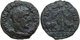 Trajan Decius (249-251). AE, Viminacium (Moesia Superior) ca 249-251. Obv. IMP CAES C ME[S Q] DECIVS [P F AVG]. Laureate, draped and cuirassed bust ri...