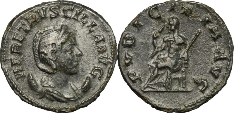 Herennia Etruscilla, wife of Trajan Decius (249-251). BI Antoninianus, 249-251. ...