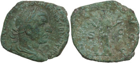 Trebonianus Gallus (251-253). AE Sestertius, Rome mint. Obv. [IMP CAES C VIBIVS TREBO]NIANVS GALLVS. Laureate, draped and cuirassed bust right. Rev. [...