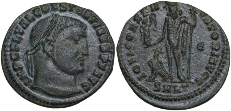 Constantine I (307-337). AE Follis, Heraclea mint. Obv. IMP C FL VAL CONSTANTINV...