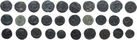 The Roman Empire. Lot of fifteen (15) bronze roman late antique coins. AE. Group with high conservation examples.