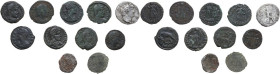 Miscellanea. Lot of eleven (11) silver and bronze roman coins. AR/AE.