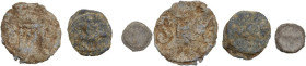 Lot of three (3) unclassified PB Tesserae, 1st century BC-1st century AD. PB. About VF:Good F.