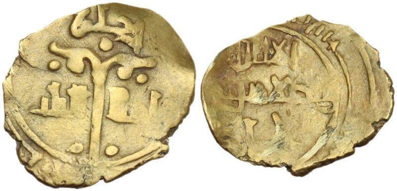 Italy. Roger II (1105-1154). AV Tarì, Messina mint. D'Andrea 201a. AV. 0.90 g. 1...