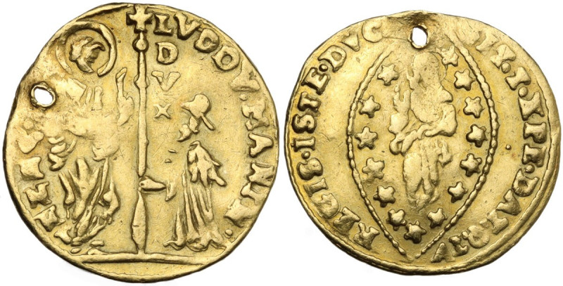 Italy. Ludovico Manin (1789-1797). AV Zecchino, Venezia mint. Paol. 14; Fried. 1...