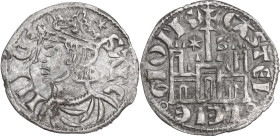 Spain. Sancho IV el Bravo (the Brave) (1284-1295). AR Cornado o Dinero noven. Cuenca mint. ME 1185; Burgos 236. AR. 0.67 g. 19.00 mm. Good VF.