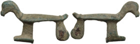 Roman period. Bronze fibula in the shape of a bird. 30 mm. Missing needle.