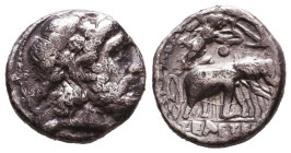 SELEUKID EMPIRE. Seleukos I Nikator. Second satrapy and kingship, 312-281 BC. AR Drachm Condition: Very Fine 

 Weight: 4,2 gr Diameter: 15 mm