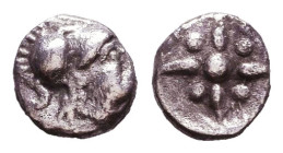Greek Obol, Ca. 350-300 BC. AR. Reference: Condition: Very Fine 

 Weight: 0,4 gr Diameter: 5,8 mm