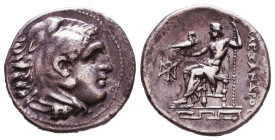 KINGS of MACEDON. Alexander III 'the Great'. 336-323 BC. AR Drachm. Reference: Condition: Very Fine 

 Weight: 4,3 gr Diameter: 19,4 mm