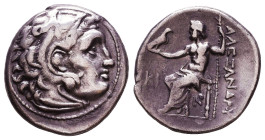 KINGS of MACEDON. Alexander III 'the Great'. 336-323 BC. AR Drachm. Reference: Condition: Very Fine 

 Weight: 4,3 gr Diameter: 18,2 mm