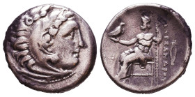 KINGS of MACEDON. Alexander III 'the Great'. 336-323 BC. AR Drachm. Reference: Condition: Very Fine 

 Weight: 4 gr Diameter: 18,5 mm
