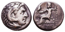 KINGS of MACEDON. Alexander III 'the Great'. 336-323 BC. AR Drachm. Reference: Condition: Very Fine 

 Weight: 4 gr Diameter: 16,9 mm