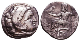 KINGS of MACEDON. Alexander III 'the Great'. 336-323 BC. AR Drachm. Reference: Condition: Very Fine 

 Weight: 4,2 gr Diameter: 17,4 mm