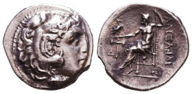 KINGS of MACEDON. Alexander III 'the Great'. 336-323 BC. AR Drachm. Reference: Condition: Very Fine 

 Weight: 4 gr Diameter: 18,6 mm