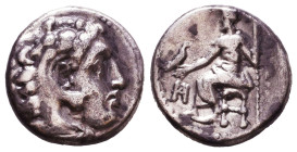 KINGS of MACEDON. Alexander III 'the Great'. 336-323 BC. AR Drachm. Reference: Condition: Very Fine 

 Weight: 4,2 gr Diameter: 14,8 mm