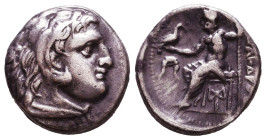 KINGS of MACEDON. Alexander III 'the Great'. 336-323 BC. AR Drachm. Reference: Condition: Very Fine 

 Weight: 4,1 gr Diameter: 16,4 mm