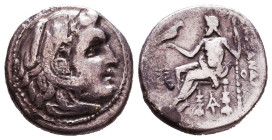 KINGS of MACEDON. Alexander III 'the Great'. 336-323 BC. AR Drachm. Reference: Condition: Very Fine 

 Weight: 4 gr Diameter: 17,3 mm