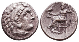 KINGS of MACEDON. Alexander III 'the Great'. 336-323 BC. AR Drachm. Reference: Condition: Very Fine 

 Weight: 3,8 gr Diameter: 17,2 mm
