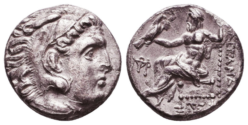 KINGS of MACEDON. Alexander III 'the Great'. 336-323 BC. AR Drachm. Reference: C...