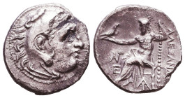KINGS of MACEDON. Alexander III 'the Great'. 336-323 BC. AR Drachm. Reference: Condition: Very Fine 

 Weight: 3,1 gr Diameter: 18,4 mm