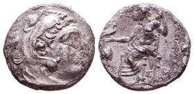 KINGS of MACEDON. Alexander III 'the Great'. 336-323 BC. AR Drachm. Reference: Condition: Very Fine 

 Weight: 3 gr Diameter: 17 mm