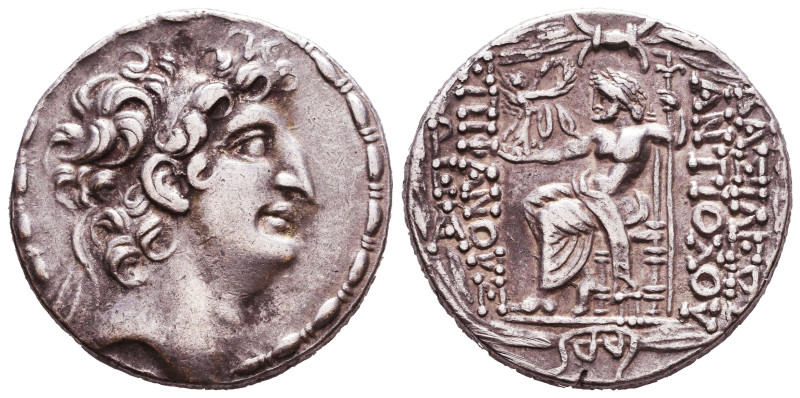 SELEUKID EMPIRE. Philip I Philadelphos. Circa 95/4-76/5 BC. AR Tetradrachm Refer...