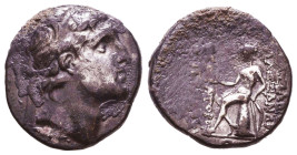 SELEUKID EMPIRE. Alexander I Balas. 152-145 BC. AR Drachm Reference: Condition: Very Fine

 Weight: 3.8 gr Diameter: 18 mm