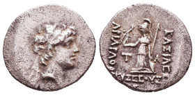 KINGS of CAPPADOCIA. Ariarathes VII Philometor. Circa 107/6-101/0 BC. AR Drachm Reference: Condition: Very Fine

 Weight: 3.9 gr Diameter: 18 mm