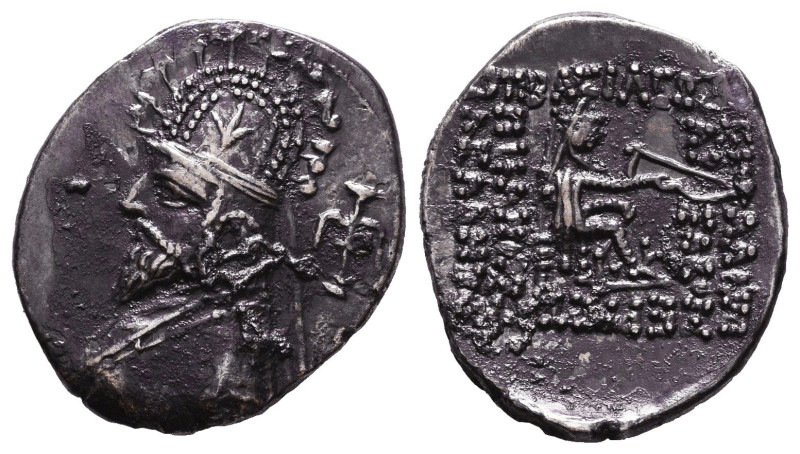KINGS of PARTHIA. Circa 2nd-1st BC. AR Drachm Reference: Condition: Very Fine
...