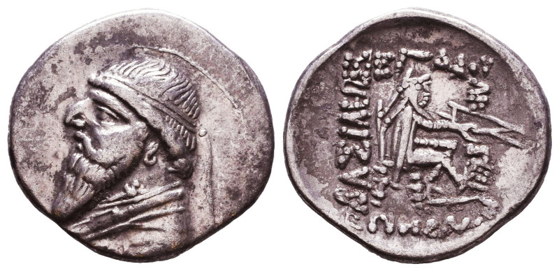 KINGS of PARTHIA. Circa 2nd-1st BC. AR Drachm Reference: Condition: Very Fine
...