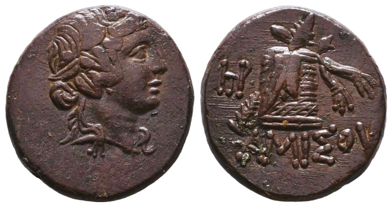 PONTOS. Amisos. Time of Mithradates VI Eupator (Circa 105-90 or 90-85 BC). Ae. O...