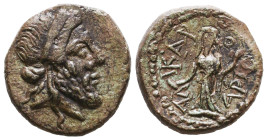 Greek Coins. 4th - 3rd century B.C. AE Reference: Condition: Very Fine

 Weight: 6,4 gr Diameter: 20 mm