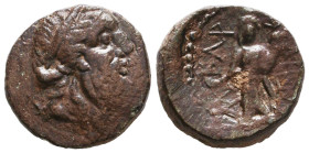 Greek Coins. 4th - 3rd century B.C. AE Reference: Condition: Very Fine

 Weight: 7,5 gr Diameter: 19 mm