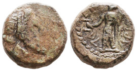 Greek Coins. 4th - 3rd century B.C. AE Reference: Condition: Very Fine

 Weight: 8 gr Diameter: 18 mm