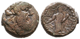 Greek Coins. 4th - 3rd century B.C. AE Reference: Condition: Very Fine

 Weight: 8,6 gr Diameter: 18 mm